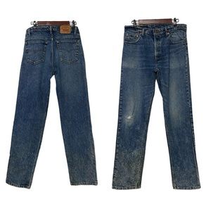 Vintage Levi’s Jeans 506 Acid Washed Jeans Blue Made in USA
